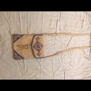 Natural materials handmade bag